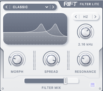 Minimal Audio Rift Filter Lite